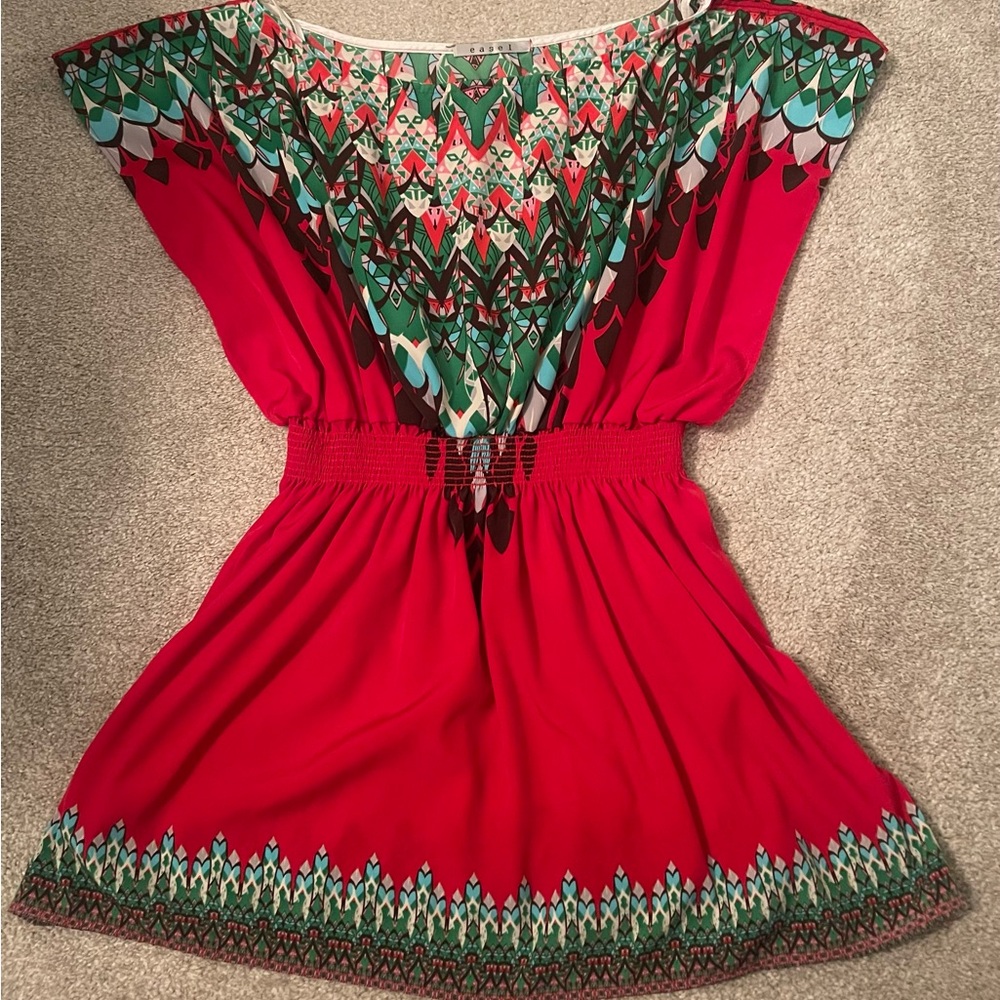 easel tunic size M